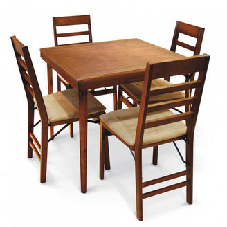 Cosco 5-pc. Folding Wooden Games Table/chairs Ensemble