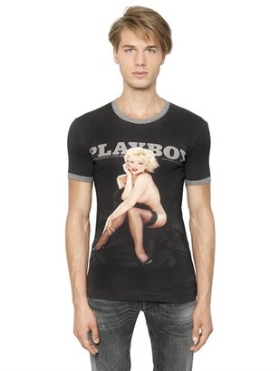 Dolce & Gabbana Playboy Printed Cotton T-Shirt