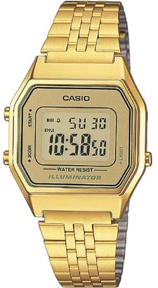 Casio Ladies Gold Tone Digital Watch LA680WEGA-9ER