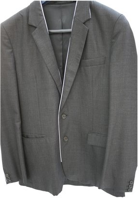 Kris Van Assche Grey Wool Suit