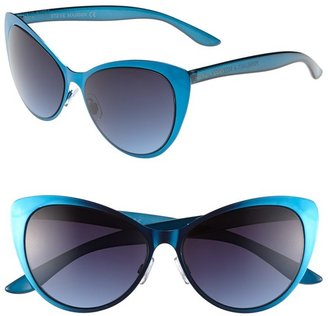 Steve Madden 'Extreme' 65mm Cat Eye Sunglasses