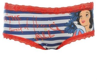 Disney Single Brief Ladies Lace Print Gusset Character Print Children Underwear