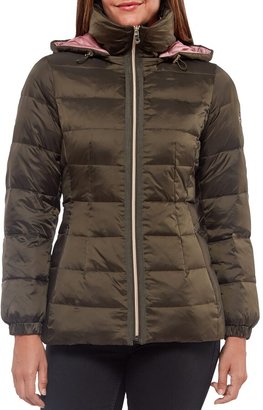 Kate Spade Hooded Down Puffer Coat - ShopStyle