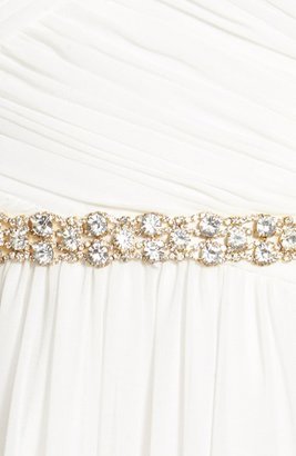Nina 'Onasis' Single Row Crystal Sash Belt