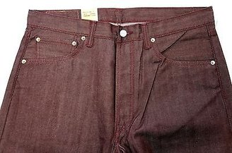 Levi's Nwt Levis 501-1577 Wine 40 X 34 Shrink To Fit Jeans Original Straight Leg