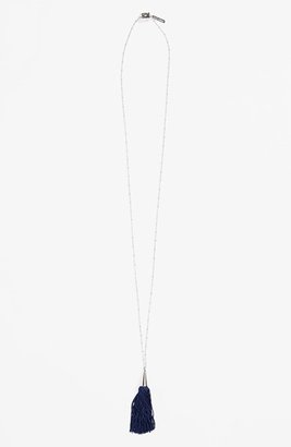 Eddie Borgo Silk Tassel Pendant Necklace