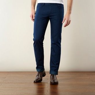 J by Jasper Conran Big and tall blue tailored turned up jeans