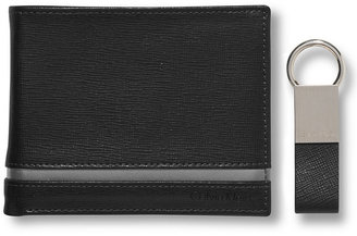 Calvin Klein Saffiano Bifold Wallet with Key Fob