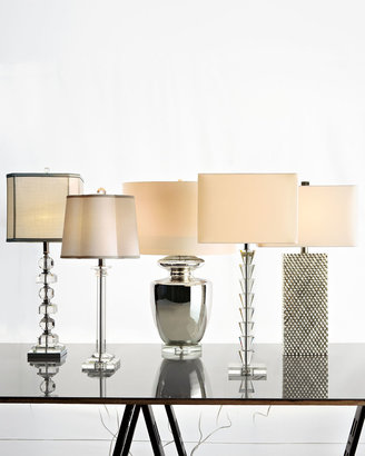 Horchow Stacked Crystals Table Lamp
