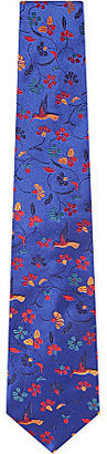 Duchamp Swallow Garden silk tie - for Men