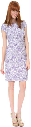 Kay Unger New York Lace Occassion Dress in Purple Multi
