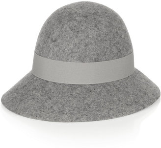 Stella McCartney Wide-Brim Wool-Felt Hat