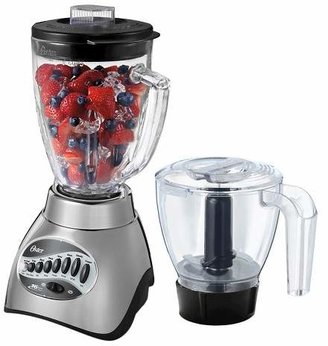 Oster Precise Blend 300 Plus Blender with Food Processor Attachment - Brushed Nickel, 006878-000-NP0