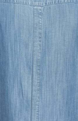Foxcroft Sleeveless Tencel® Chambray Shirt