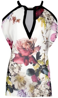 Roberto Cavalli floral print tunic