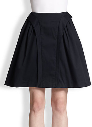 McQ Raised Panel-Trimmed Skirt