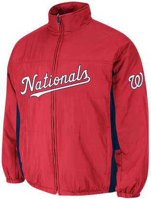 Majestic Men's Washington Nationals Double Climate On-Field Full-Zip Jacket