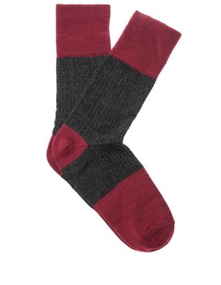 Marni Chunky-knit wool-blend socks