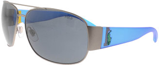 Polo Ralph Lauren Number Sunglasses Blue