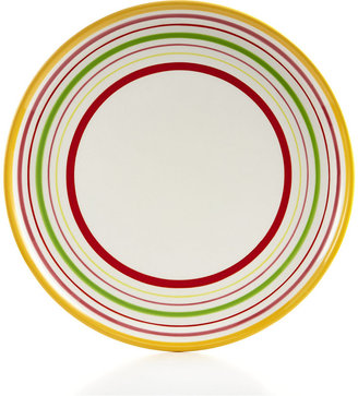 Martha Stewart Collection Poppy Striped Dinner Plate