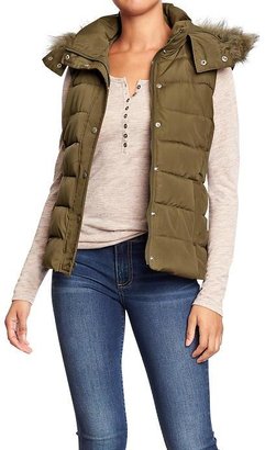 Old Navy Women's Hooded Quilted Vests