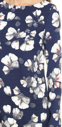 re:named Long Sleeve Floral Shift Dress