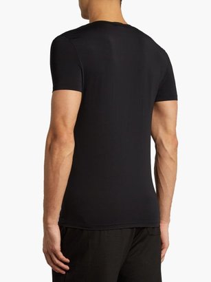 Hanro V-neck Micro-touch Jersey T-shirt - Black