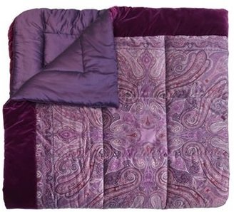 Etro Home - Cotton Satin And Velvet Bedspread