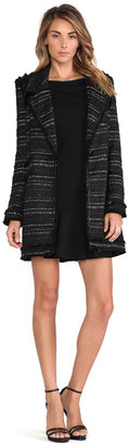 Rachel Zoe Aria Tweed Coat
