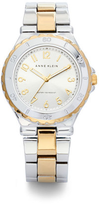 Anne Klein Classic Two-Tone Link Bracelet Watch