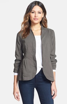 Eileen Fisher The Fisher Project Stand Collar Jacket (Regular & Petite)