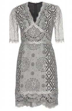 Anna Sui Lace Overlay Dress