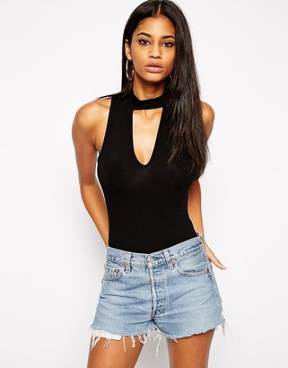 ASOS Body with Deep Plunge and Polo Neck