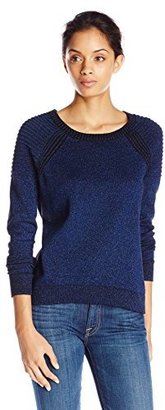 DKNY Women's Lurex Sweatshirt Pullover