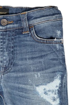 Dolce & Gabbana Slim Fit Stretch Cotton Denim Jeans