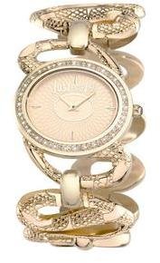 Just Cavalli Justcavalli Crystal Set Gold Bracelet Ladies Watch