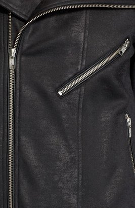The Kooples SPORT Faux Leather Moto Jacket
