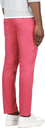 DSquared 1090 Dsquared2 Coral Pink Slim Trousers