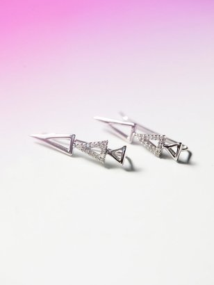 Free People Pave Triangle Earring