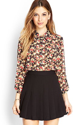 Forever 21 Nature-Inspired Floral Shirt