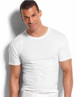 Hanes Men's Platinum FreshIQTM Underwear, 5 Pack Slim Fit Crew Neck Undershirts
