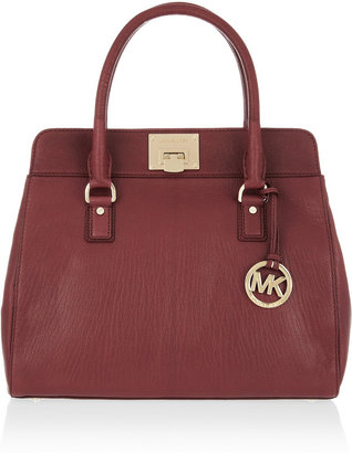 MICHAEL Michael Kors Astrid textured-leather tote