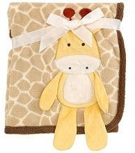 Babies 'R' Us Unknown Babies R Us Coral Fleece Blanket - Giraffe