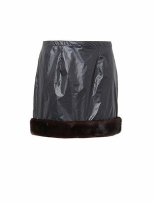 Christopher Kane Fur-trim mini skirt