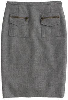 J.Crew Patch-pocket pencil skirt
