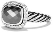 David Yurman Noblesse Ring with Hematine and Diamonds