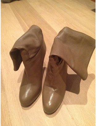 Bally Beige Leather Boots