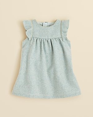 Chloé Infant Girls' Tweed Ruffle Sleeve Dress - Sizes 6-18 Months