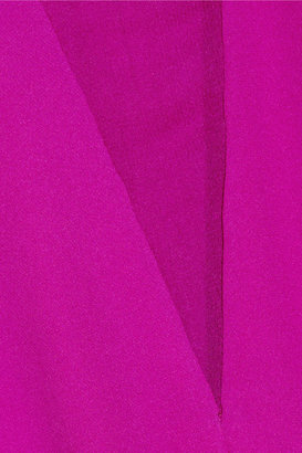 Mason by Michelle Mason Washed silk-georgette gown