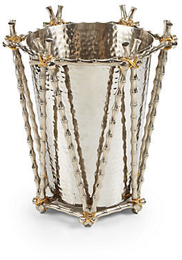 Gourmet Dining Thomas Fuchs Creative Bamboo Silver-Plated Ice Bucket